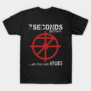 Vintage 7 seconds band Poster T-Shirt